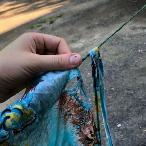 3/20$ ⭐️ 90s Short wrap skirt dragon & tiger - Picture 4 of 5